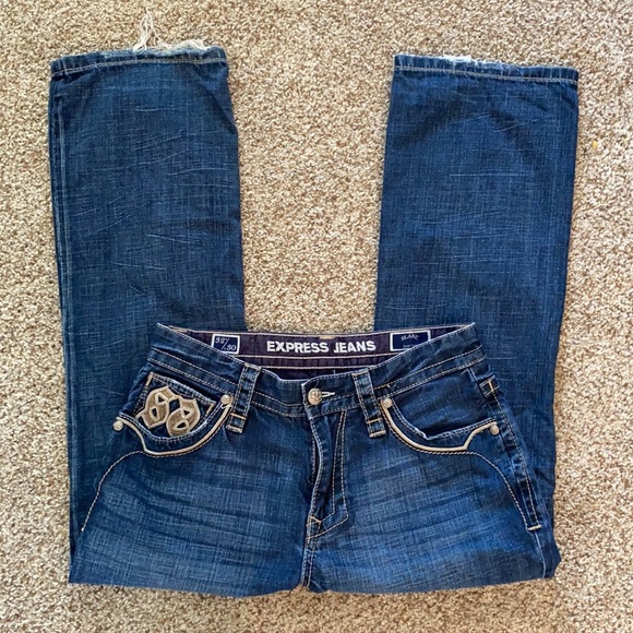 Express Blake Bootcut Jeans - Picture 2 of 9